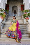 Vaishnavi By Lnb1235 Tasar Silk With Kalamkari Print Lehenga With Blouse Dupatta Online Wholesale
